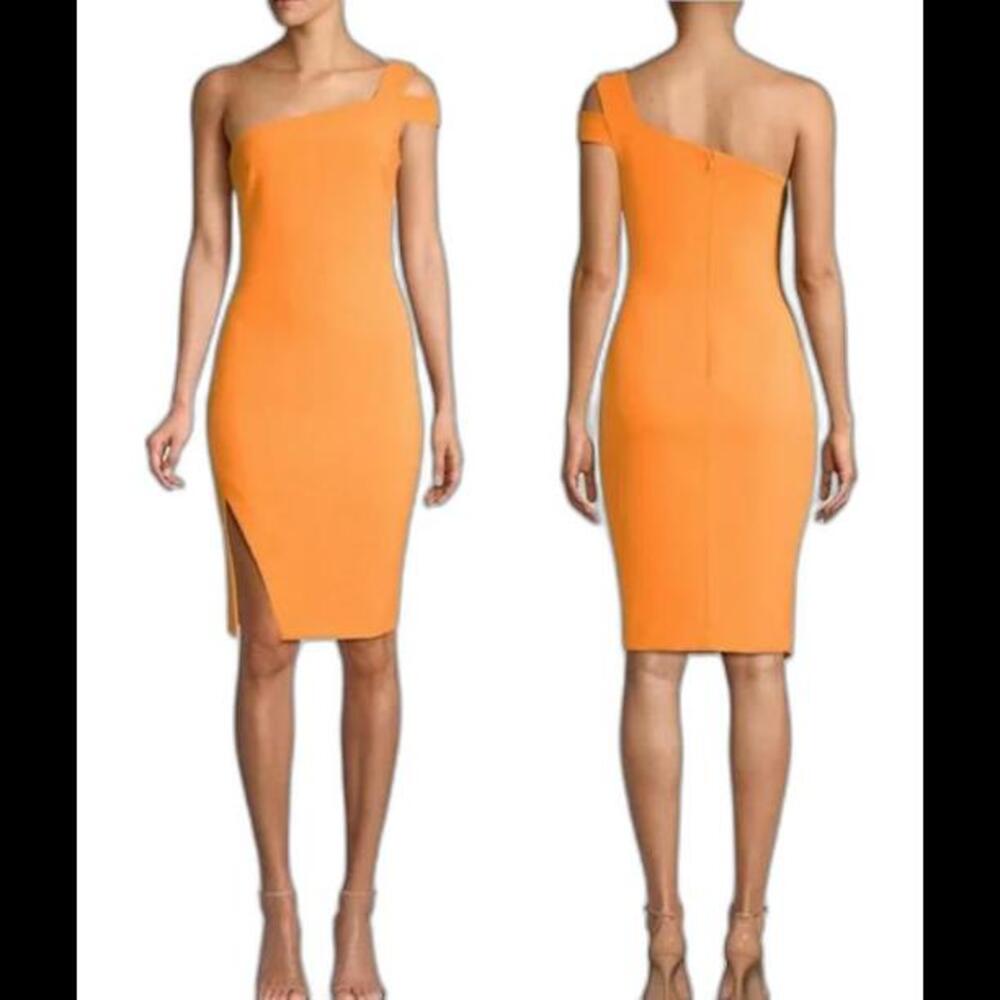 (GB) LIKELY  Orange Packard Dress, 12